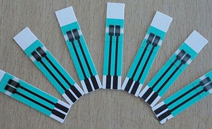 血糖試紙切割（打標(biāo)）劃線—紫外激光打標(biāo)機(jī)