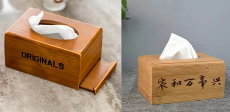 激光打標紙巾盒，讓您干凈每一天