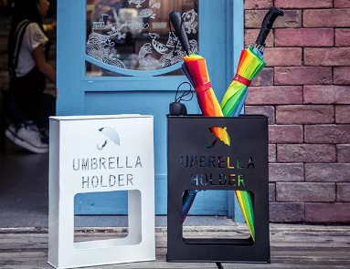 激光切割雨傘架，雨傘收納神器