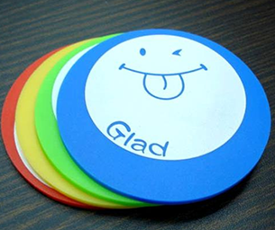 杯墊激光切割-冬天里的亮麗風景線