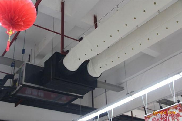 纖維織物布袋風(fēng)管，通風(fēng)管，索斯風(fēng)管，激光沖孔切割工藝